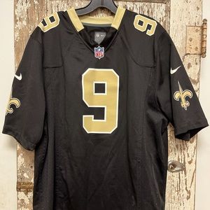 Nike Drew Brees #9 NFL New Orleans Saints Jersey Mens Size M